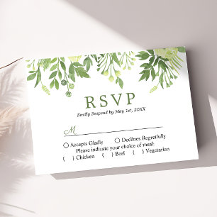 Réponse de mariage de jardin floral de verdure à l