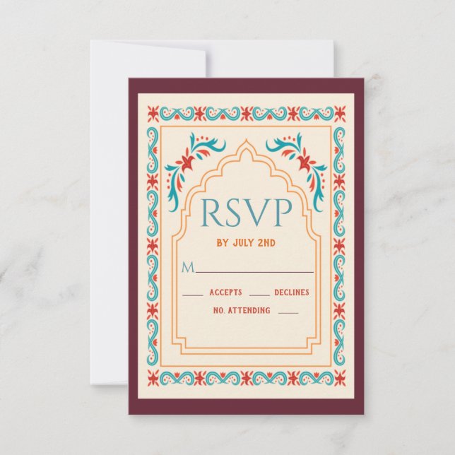 Réponse de mariage de la mariée indienne (Devant)