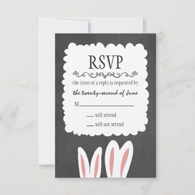 Réponse de mariage de lapins (Devant)