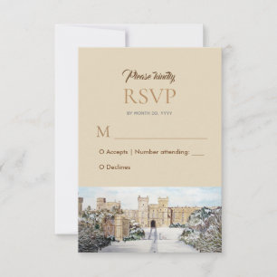 Réponse de mariage d'hiver au château de Windsor R