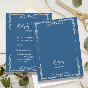 Réponse de mariage en bleu poussiéreux tenue de so