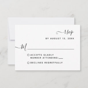 Réponse de mariage minimaliste bohème script
