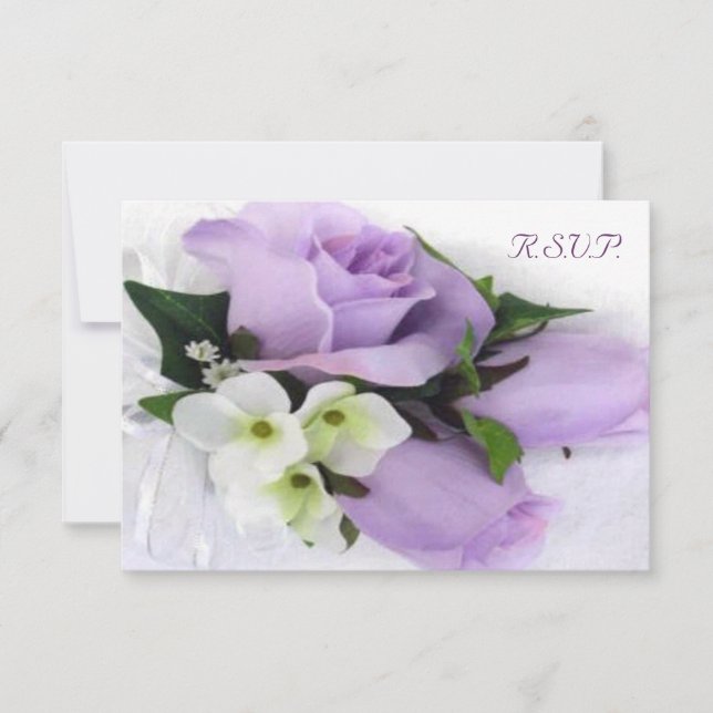 Réponse de mariage Rose Pourpre (Devant)