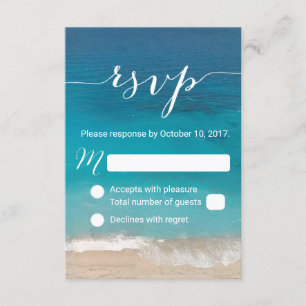 Réponse de script classique RSVP de mariage de pla