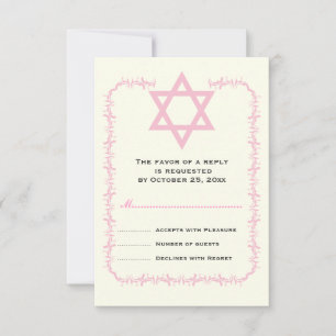 Réponse du Bat mitzvah de la frontière de l'étoile