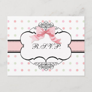 Réponse du bat mitzvah RSVP - remous de point