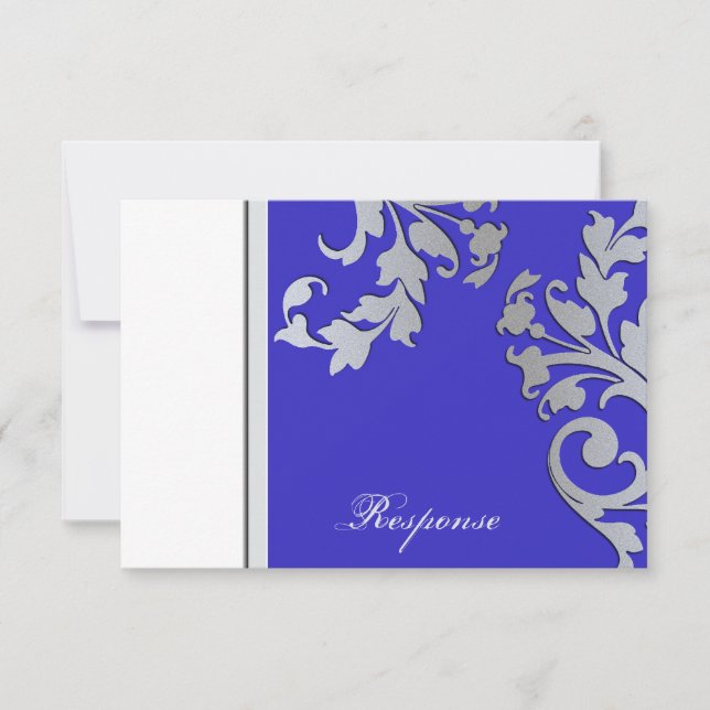 Réponse du Mariage à étincelles bleu et argent RSV (Devant)