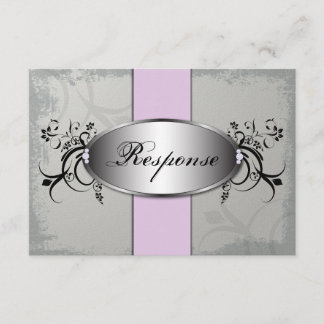 Réponse du mariage Carte RSVP Light Purple Slate G