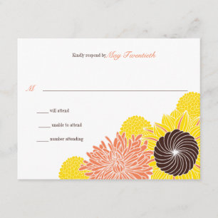 Réponse du Mariage Garden Blossoms