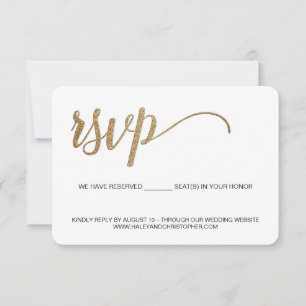 Réponse du site Web du Mariage de Parties scintill
