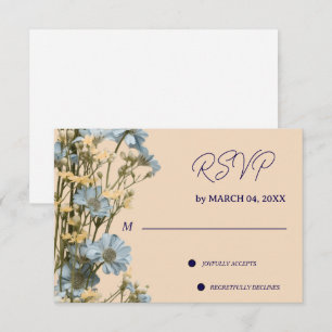 Réponse élégante classique florale pour mariage