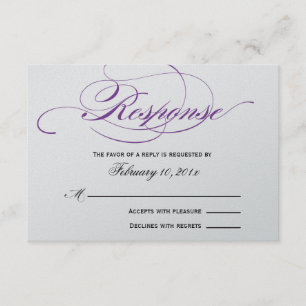 Réponse élégante du Mariage de script