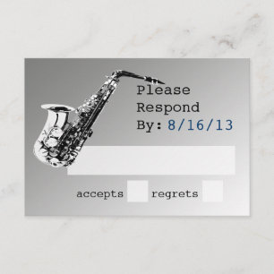 Réponse en argent saxophone