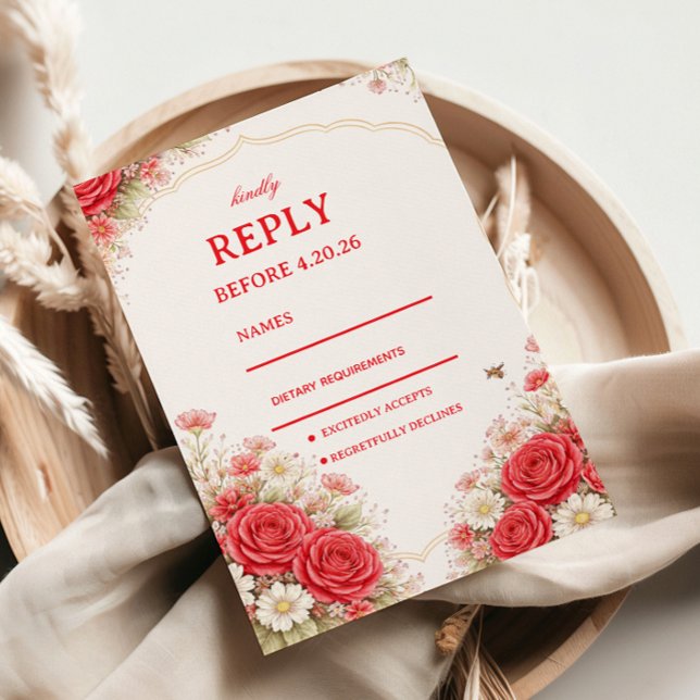 Réponse florale de rose rouge (Créateur téléchargé)