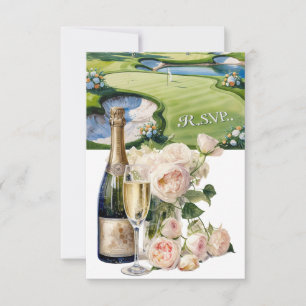 RÉPONSE mariage GOLF style aquarelle