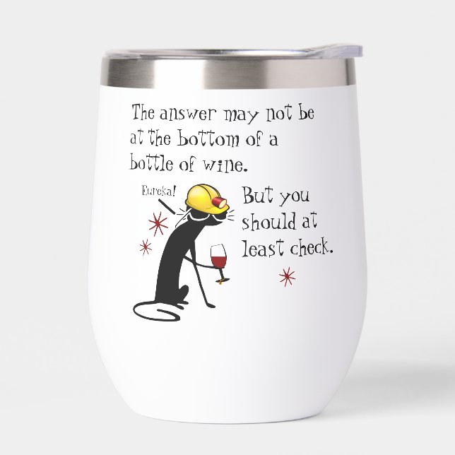 Réponse Pas au bas de la citation de vin drôle (Gauche)