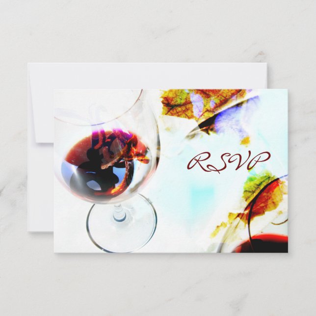 Réponse pour la célébration de dîner de vin (Devant)