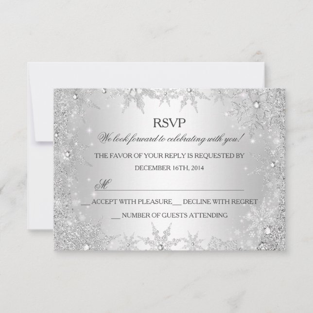 Réponse pour la fête de Noël Silver Winter Wonderl (Devant)