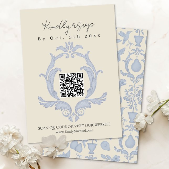 Réponse pour la Mariée Poire Parfaite | Carte de r (RSVP card)