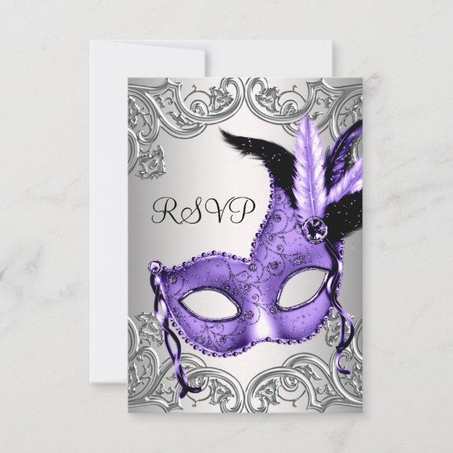 Réponse pour la soirée masquée violette (Devant)