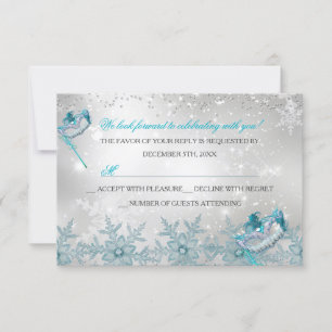 Réponse pour le bal masqué de Noël Blue Silver Sno