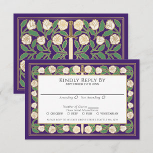Réponse pour mariage royal avec épée florale blanc