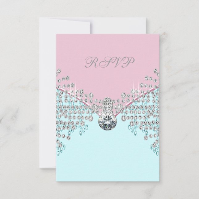 Réponse pour un anniversaire de seize ans Rose Dia (Devant)