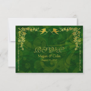 Réponse pour un bal masqué de mariage victorien or