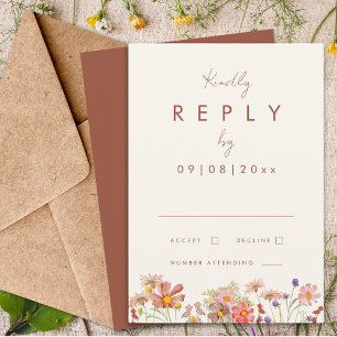 Réponse pour un mariage automnal aux couleurs de f