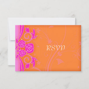 Réponse pour un mariage aux Roses Tangerine et Ros