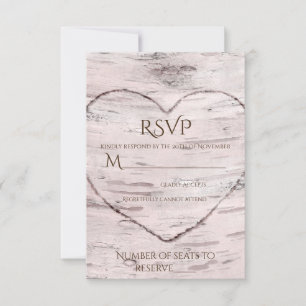 Réponse pour un mariage rustique avec un arbre de