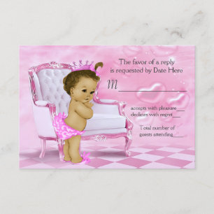 Réponse pour une élégante Baby Shower Afro-América
