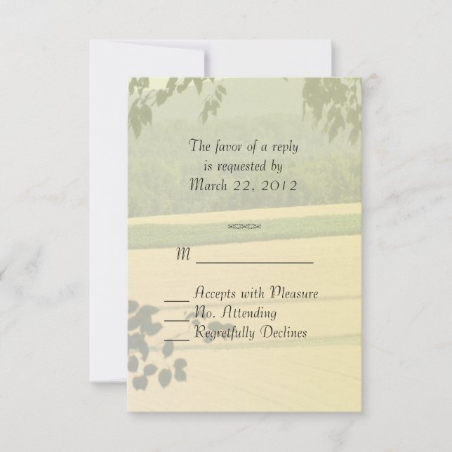 Réponse pour une ferme / campagne (Devant)