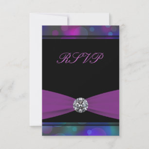 Réponse Quinceanera bleu sarcelle violet