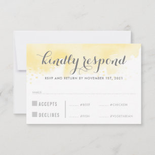 RÉPONSE RÉPONSE RPONSE Repas d'aquarelle jaune