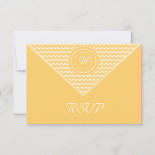 Réponse RSVP Chevron Peche