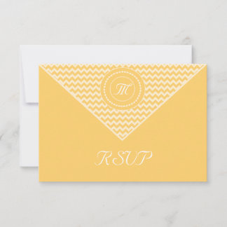 Réponse RSVP Chevron Peche