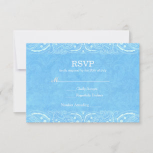 Réponse RSVP de mariage occidental de campagne à m
