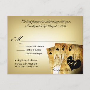 Réponse RSVP Deluxe Howard et Milita Las Vegas