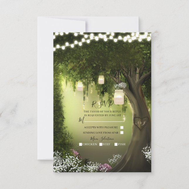 Réponse RSVP pour le Jardin de la Forêt Enchantée  (Devant)