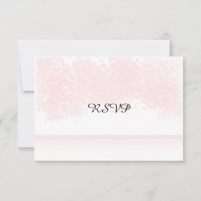 Réponse RSVP Rose Pâle (Devant)
