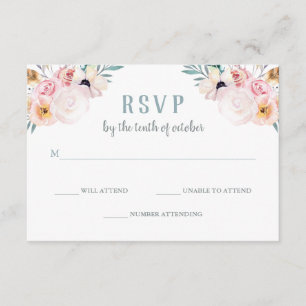 Réponse Rustique des Mariages Boho