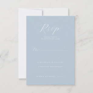 Réponse Sérénité Bleue Typographique