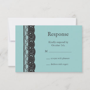 Réponse Teal French Lace