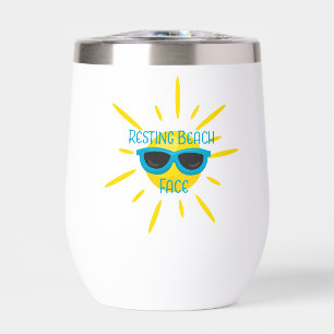 Repos Beach Face Lunettes de soleil Personnalisées