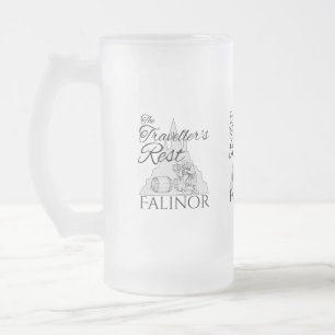 Repos du voyageur - Mug en verre dépoli