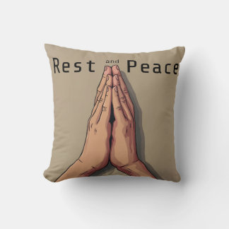 Repos et Paix Namaste Coussin