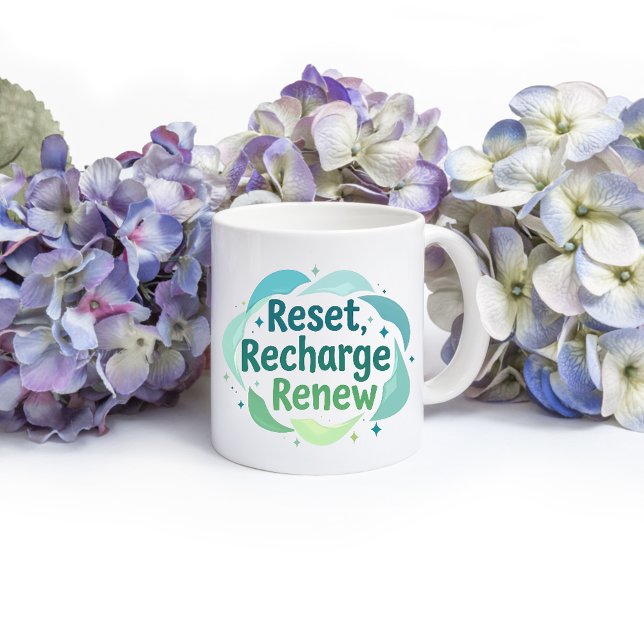 Repos, Recharge, Renouveler Mug (Créateur téléchargé)