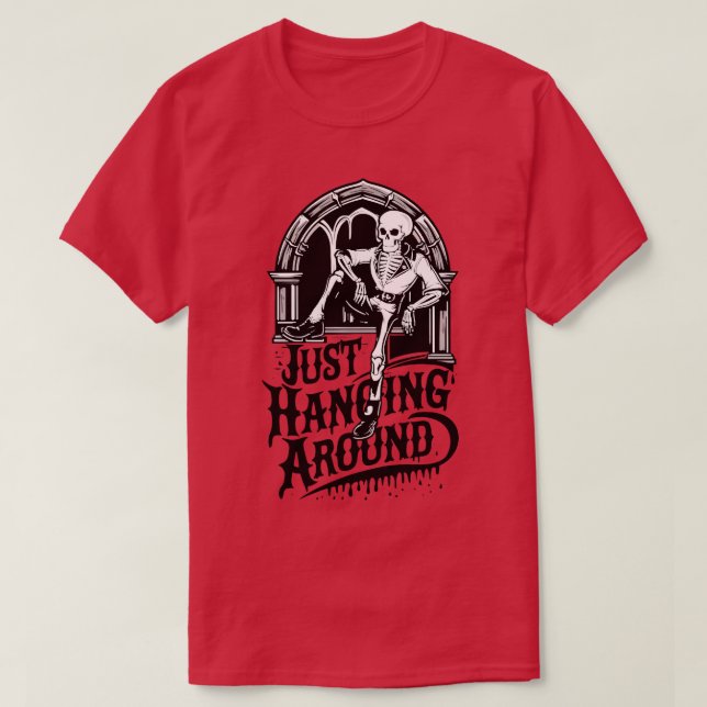 Repos Whimsical juste accroché autour de TShirt (Design devant)