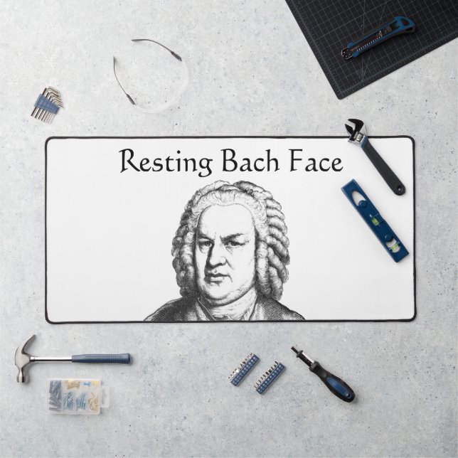 Repose Bach Face Compositeur de musique classique (Poste de travail)